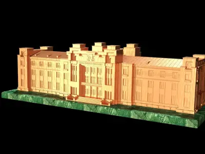Maritime Station Building in Constanta 3D print model