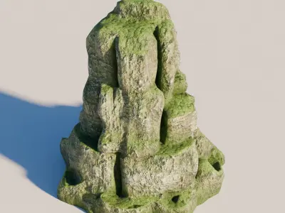 Rock 8 Low-poly 3D model