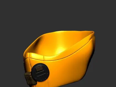 gas mask helmet scifi high poly sculpt  ver 2 3d printable  3D model