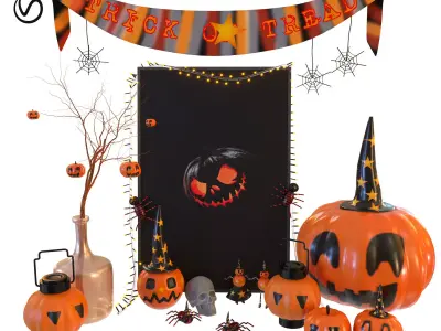 halloween set 1-1 3D model