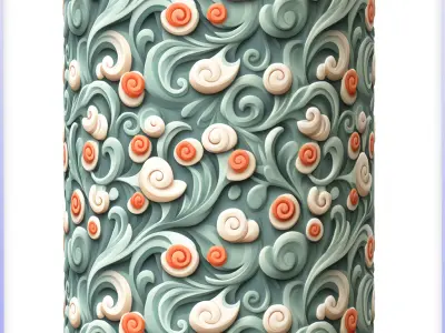 Stylized Ornaments Seamless Texture Texture