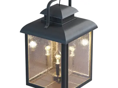 Chamberlain Vintage Bronze Pendant by Troy Lighting 3D model