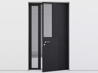 Aluminium door 274 3D model