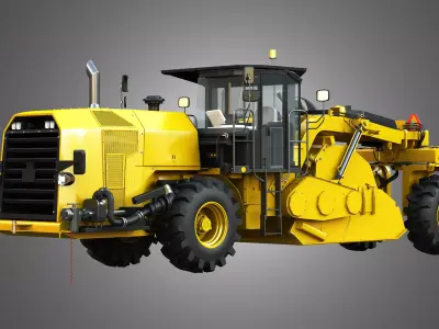 RM500B - Road Reclaimer Vehicle 3D model