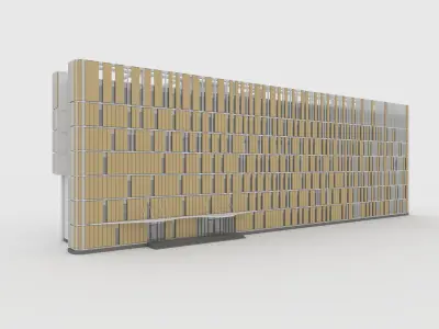 Collection Office 1 Building 3D Model Pack