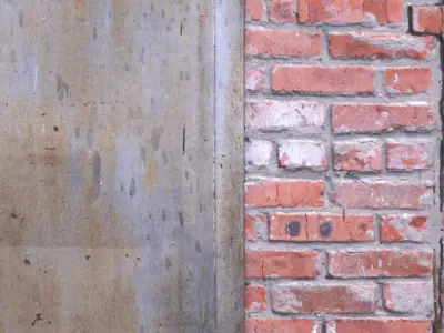 Garage wall scan 5 Low-poly 3D model