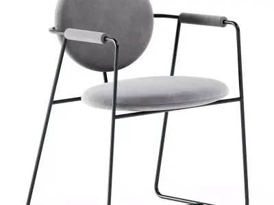 Gemma Chair by Baxter 3D model