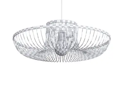 Luminaire sumbawa - suspension en bambou 3D model