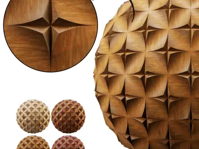 Dune Wood Wall Tile - Seamless Texture