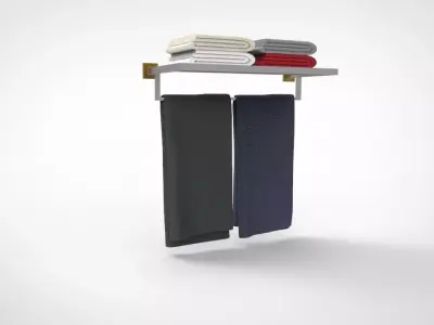 Towel Rack 4 3D model