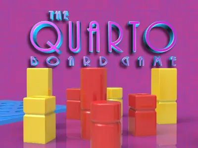 Quarto Board Game 3D print model