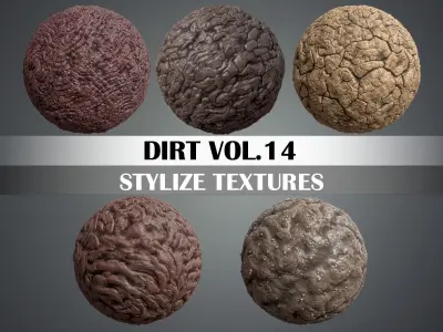 Stylized Ground Vol 14 - Hand Painted Texture Pack Texture