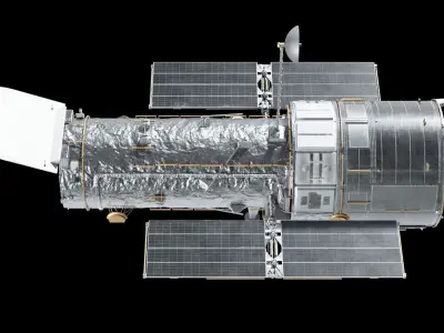 Hubble Space Telescope 3D model