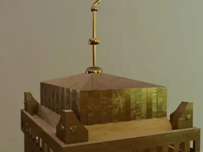 Ancient Lamp Free 3D model