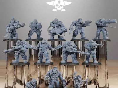 Orkaz Skillers 3D print model