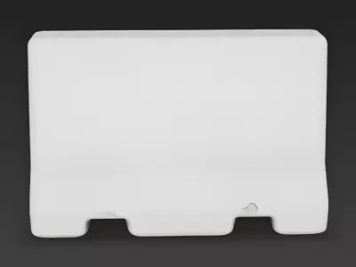 Stylized Concrete Road Barrier 3D Model 3D Model Low-poly 3D model