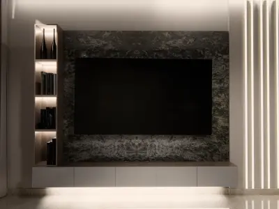 Interior TV Unit 3D model