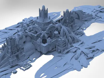 Atlantis Coral City 3D model
