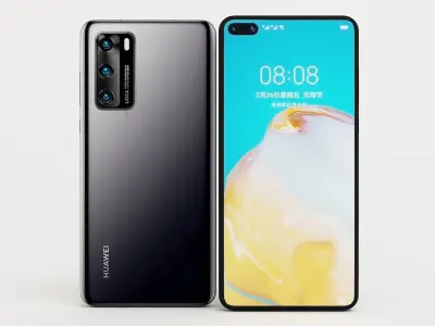 Huawei P40 4G 3D model