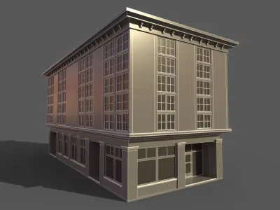 building 9 3D model