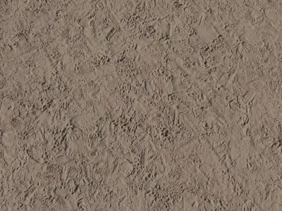 Dry Playground Soil With Dense Footprints PBR Texture Texture