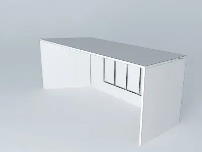 Wall with window Free 3D model