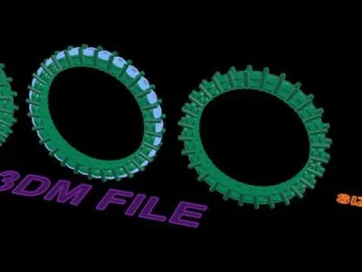 Dainty Infinity Diamond band 2mm Size5 3D print model