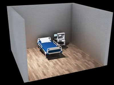 Dialysis Unit 4K 3D model