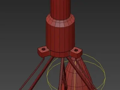 Camino Round Chandelier 18 Restoration Hardware 3D model