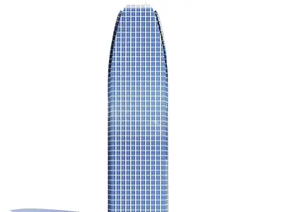 Triangle Skyscraper 3D Model 3D model