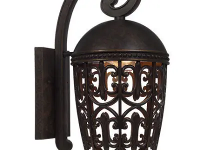 Light Outdoor Wall Lantern Texture