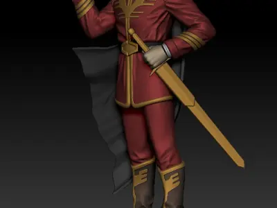 Tzar Aznable 120mm 32mm and 10mm 3D print model