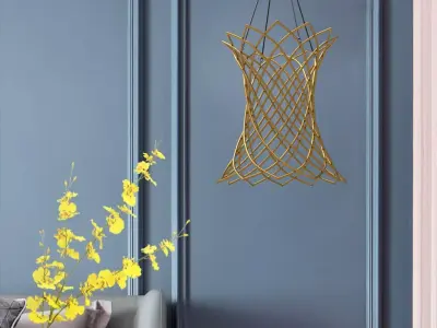 Pendant Lamp Shade 3D print model buy