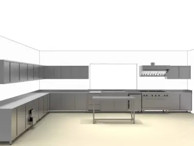 KITCHEN 84 3D model