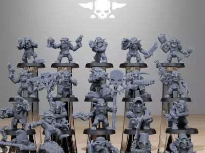 Gobs Infantry Reborn 3D print model