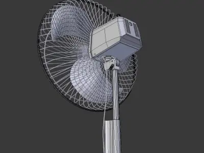 Standing  Fan  3D model