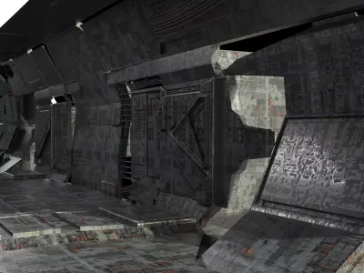Sci-Fi Interior 3D model purchase