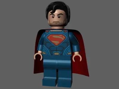 LEGO Superman Batman v Superman 3D model