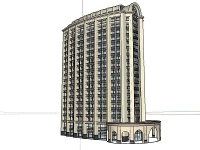 vacation spot-Resort-Fashion Leisure Hotel-0200 3D model