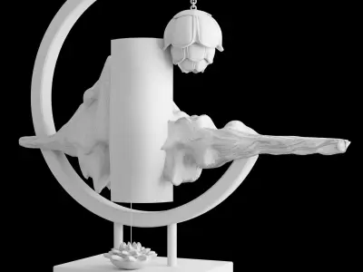 Modern decor Statuette 3D model