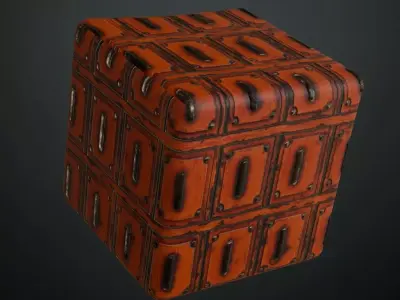 Stylized Reinforced Wood Planks PBR Seamless Texture