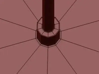 Untitled glass drop pendant light 3D model