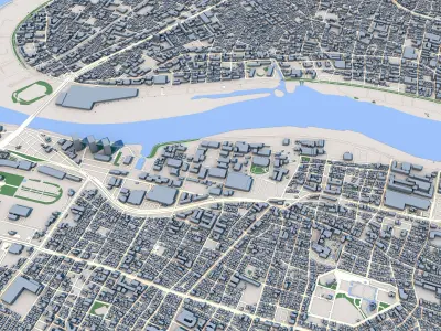 2 Tokyo City Japan 3D model