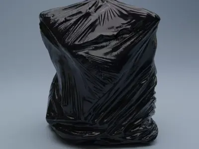 Trashbag - Large 2 Low-poly 3D model