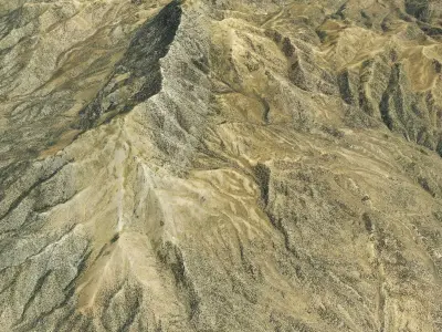 Mountain landscape 3D model