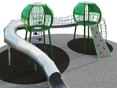 Children Playground Kompan Low-poly 3D model