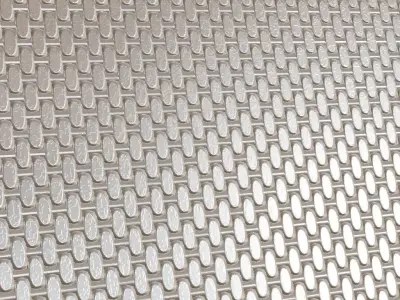 Silver Metal Mesh PBR Seamless Texture