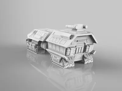 Imperial Siege Tank 3D print model