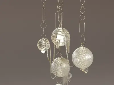 Paradise Chandelier by Lindsey Adelman 3D model