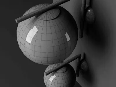 Wall light flos ic 3D model